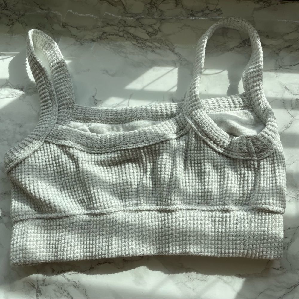 SETACTIVE Set Active Lounge Bra Heather Grey White - Picture 4 of 5